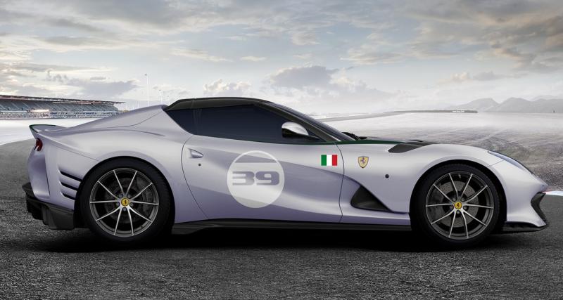 La SF90 Spider Bianco Courmayeur